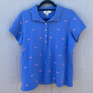Blue with Pink Whales | Vineyard Vines Polo